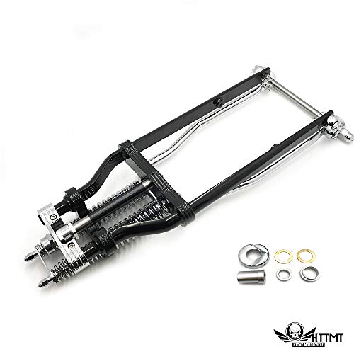 Smt- Springer Front End -4" Under W/Handlebar Adapter Compatible With Harley Sportster Bobber Chopper #TOP4