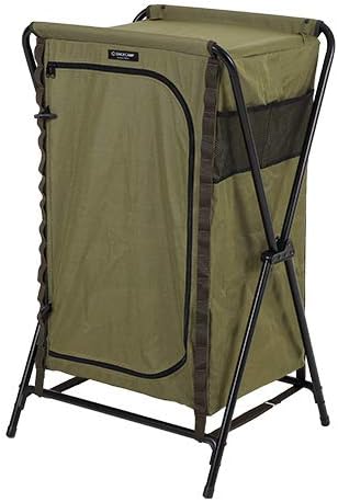 Amazon クイックキャンプ 折りたたみシェルフ カーキ キャンプ アウトドア 食器棚 シェルフ 棚 大容量 収納 折りたたみ 収納ラック 三段ラック オープンシェルフ ラック オンライン通販