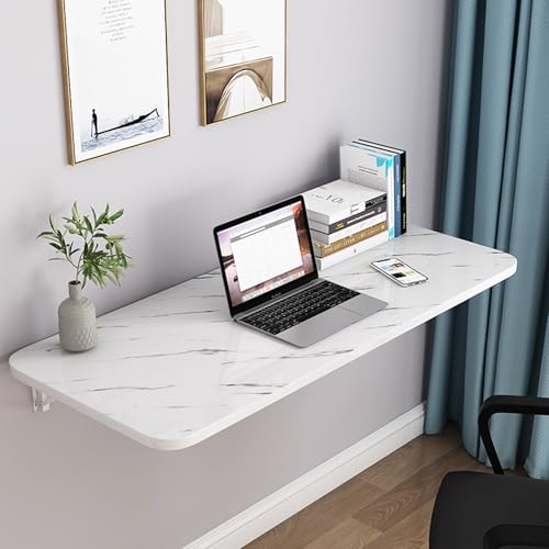 Table à manger murale pliable en bois noble suspendu - 8