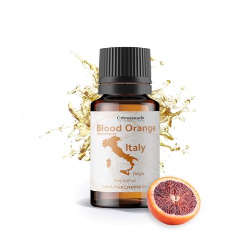 Nature Packaged Blood Orange Essential Oil - Direct from Citrusmade in Sicily - Pure Essential Oil for Diffusers and Aromatherapy - Cold-Pressed | 100% Pure Therapeutic Grade (15ml)