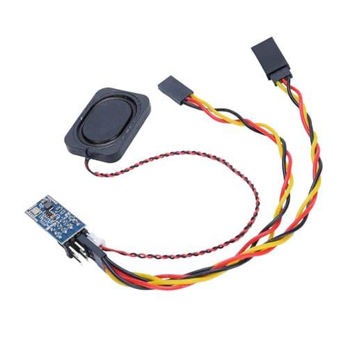 Alomejor RC Car Engine Sound Group Simulator Modul, High Simulation 58 Sounds Modellskalen für RC -Crawler