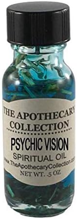 PSYCHIC VISION SPIRITUAL OIL ½ oz by The Apothecary Collection for Wicca Santeria Voodoo Hoodoo Pagan Magick Rootwork Conjure