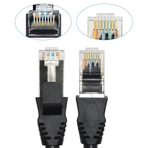 Cable Extensor Ethernet Cat6 30 cm RJ45 Macho a Hembra Panel miniatura 4