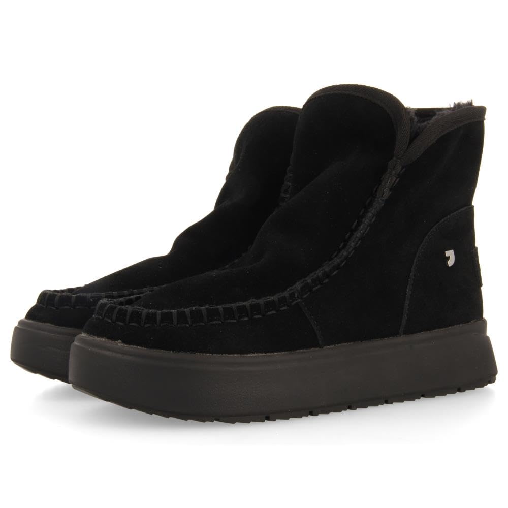 GIOSEPPO AUSTRALIAN LEATHER BOOTS VECSES, Black/White, 6 UK