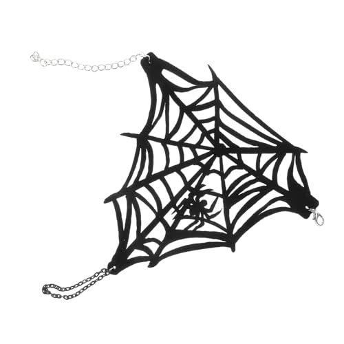 Didiseaon Spider Web Wristband Halloween Themed Fingerless Gloves Steampunk Costume Accessory Unique Personal Style