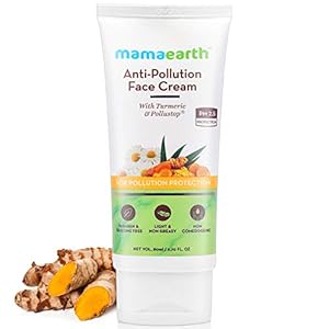 Mamaearth Anti-Pollution Daily Face Cream for Dry & Oily Skin with Turmeric & Pollustop For a Bright Glowing Skin 80ml