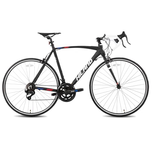 HILAND 14 Speeds 700C Road Bike, Light Weight Aluminum Frame