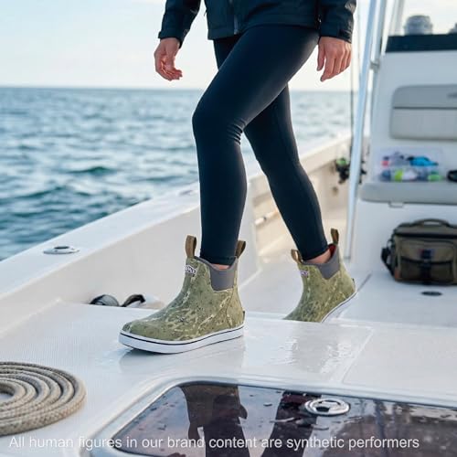 Image of SUREWAY Women's Deck Boots Professional Non-Slip Fishing & Ankle Deck Boot Waterproof Rain Boots