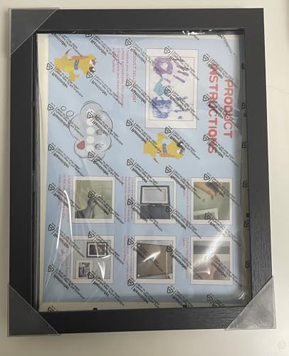 4-Pack Kids Art Interchangeable Photo Frames,8.5x11 inches, for Artists of All Ages,can Hold 150,Paintings,3D Crafts, Kids Art Display Wall Art Frame, Suitable for Craft Display, Art Projects, School