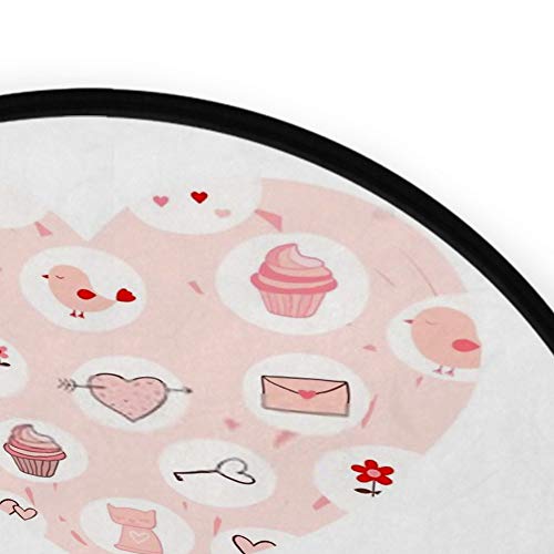 Paillasson d'intérieur rose anti-traces et absorbant pour protéger vos parquets - 3