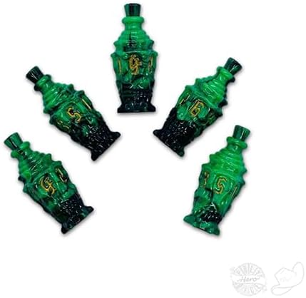 PolyHero Dice: Rogue: Level Up Pack: 5d6 Poison Vials: Vicious Venom