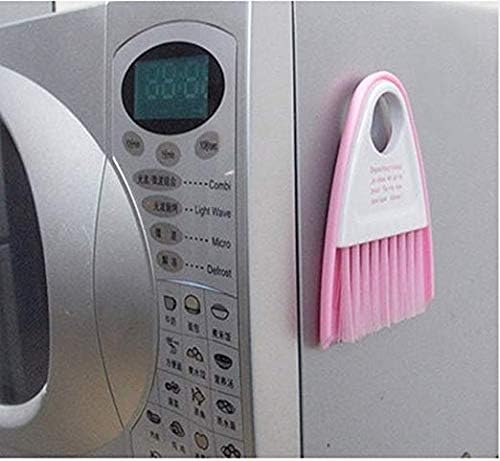 Miniatura 3 de Easyinsmile Juego de mini escoba de limpieza y recogedor, cepillo de limpieza de escritorio y plumero, teclado de computadora, escoba de mesa de