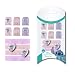 Stitch Beauty Set - Include 6 Forcine E 4 Elastici - Colore Rosa E Viola - Multicomposizione - Design Ispirato A Stitch - Prodotto Originale Progettato In Spagna - 3