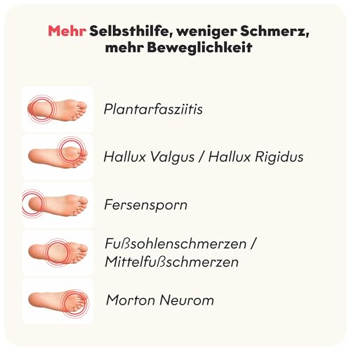 TMX® META Fußtrigger – Fußtrainer gegen Fersensporn & Plantarfasziitis | Linderung von Fußschmerzen, mehr Mobilität & besserem Gangbild | Fußmobilisator & Fußmassage Tool 3