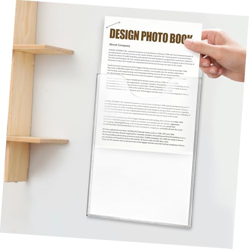 Porte-documents vertical transparent pour optimiser le bureau d'école - 8