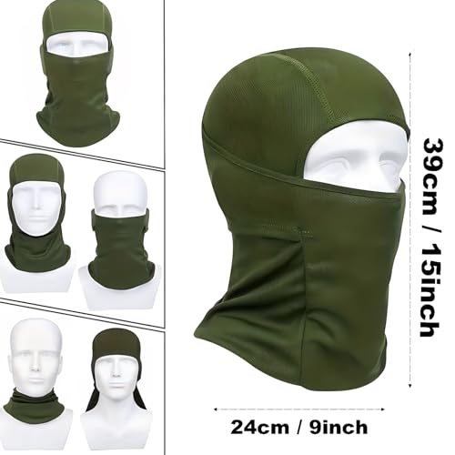 6 Packs Ski Mask Sun UV Protection Hood Breathable, Balaclava Face Mask for Men Women - Motorcycle Fish2