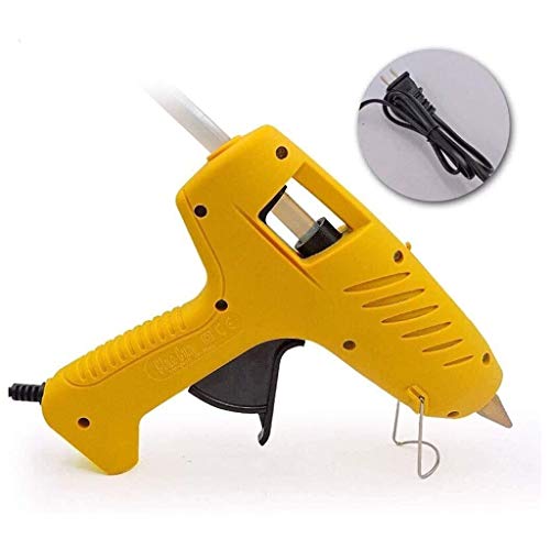 Pistola de Silicona, Hot Melt pegamento pistola con la lámpara 60W100W pistola de pegamento caliente 20pcs con pegamento en barra for reparaciones Hobby Craft Inicio DIY Tela de cristal de madera de t