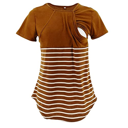 Damen Stillshirt Kurzarm Umstandssshirt Schwangerschaft T-Shirt Top Baumwolle T Shirt Stripe Frauen MutterschaftsÄrmel kurze Mode Mutterschafts Bluse T Shirt Damen Schwarz Kurzarm Umstandstop T-Shirt, Damen Stillshirt Kurzarm Umstandssshirt Schwangerschaft T-Shirt Top Baumwolle T Shirt Stripe Frauen MutterschaftsÄrmel kurze Mode Mutterschafts Bluse T Shirt Damen Schwarz Kurzarm Umstandstop T-Shirt,