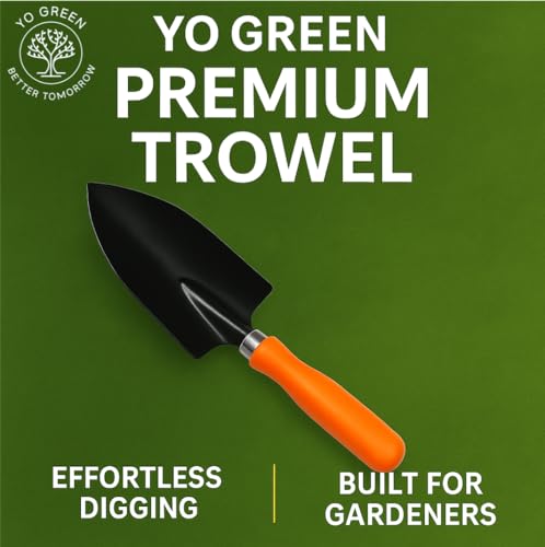 Image of Yo Green Gardening Hand Tools Set - 3 Pcs (Cultivator, Big Trowel, Fork) | Gardening Tools for Home Garden | Durable Plant Tool Kit | Farming Tools (3 Pc Tool)