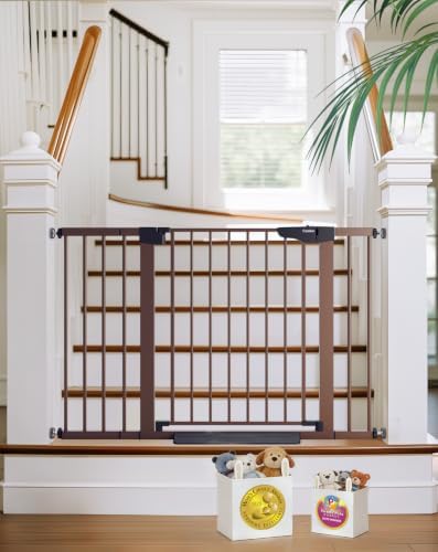 Cumbor 29.7-48" Baby Gate for Stairs, Mom's Choice Awards Winner-...