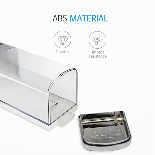 BATH-GURU-ABS-Heavy-Duty-Wall-Mounted-Soap-Shampoo-Conditioner-Handwash-Gel-Liquid-Soap-Sanitizer-Dispenser-for-Bathroom-Basin-Kitchen-Sinks-and-Industrial-Use-500-Ml-Chrome-Plated-Plastic BATH GURU ABS Heavy Duty Wall Mounted Soap Shampoo Conditioner Handwash Gel Liquid Soap Sanitizer Dispenser for Bathroom Basin Kitchen Sinks and Industrial Use (500 Ml, Chrome Plated), Plastic