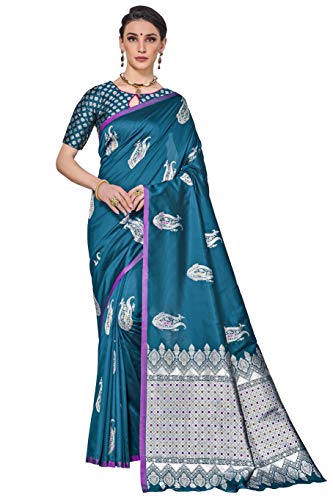 Image of Glory Sarees Women's Banarasi Silk Saree with Blouse Piece (GS Kara143 Parent)