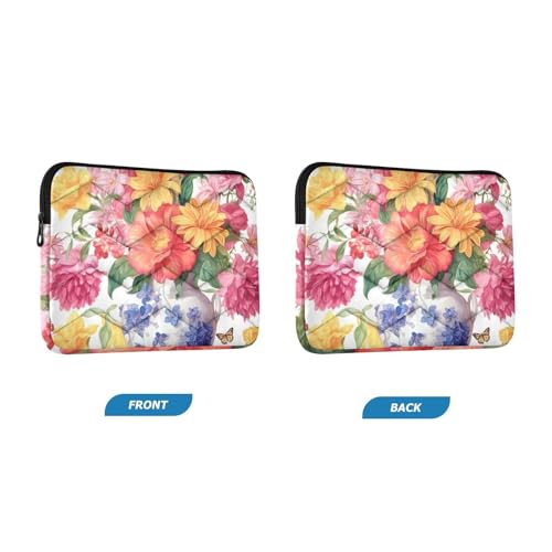 Funda para portátil 13-14 pulgadas impermeable con diseño floral miniatura 2