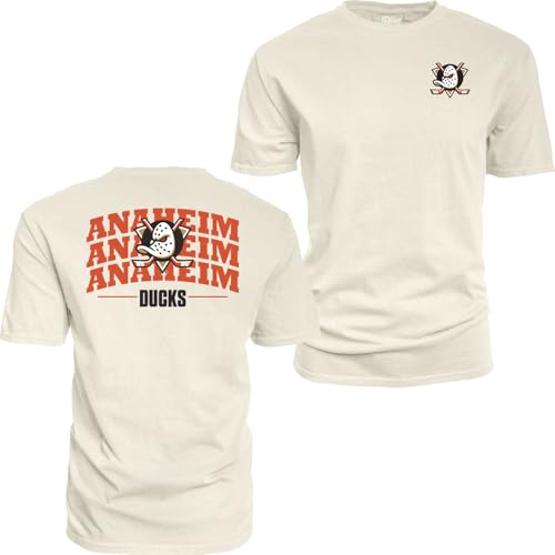 Blue 84 Standard NHL Officially Licensed T-Shirt Ringspun Front/Back Fury Ivory
