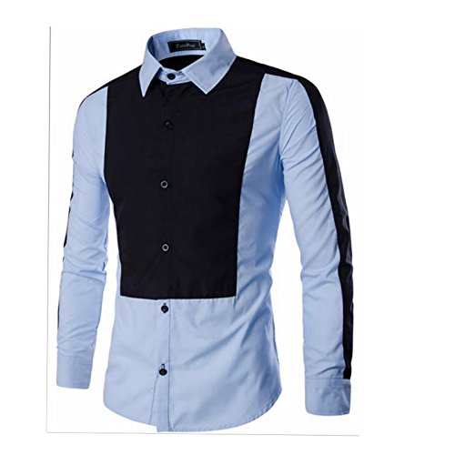 Men Casual Shirts Luxury Print Fashion 