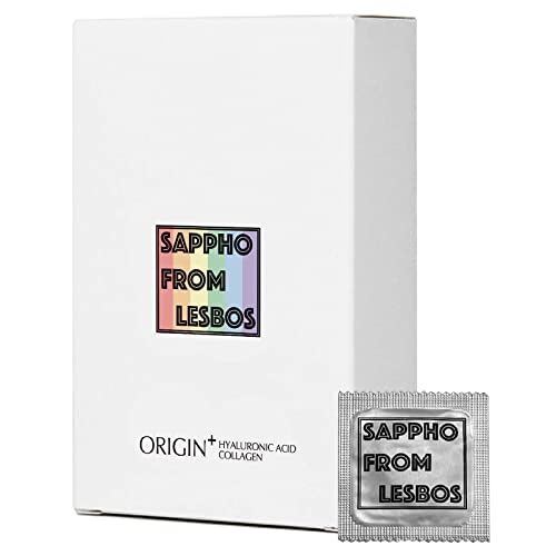 Finger Condom Sappho from Lesbos Origin+ Ultra-Thin Lubricated Collagen Finger Condoms Fingersex Cots for Intimate Hygiene 12 Count Fragrance-Free 400mg Lubricant Skin-Friendly