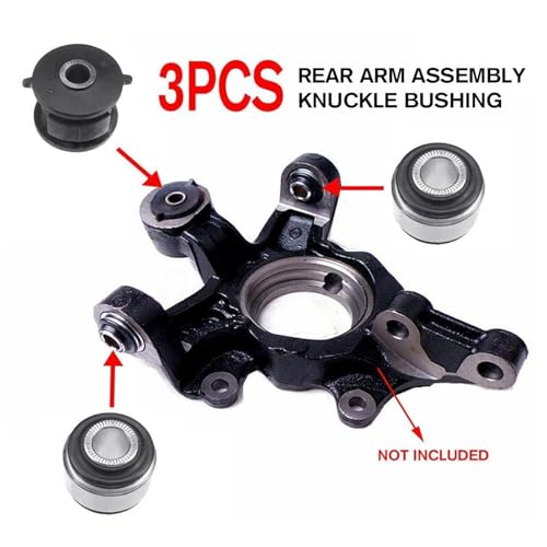 GXARTS 6Pcs Rear Control Arm Assembly Suspension Knuckle Bushing Fit For Toyota Highlander Camry Avalon Corona Curren Harrier 1994-2007 Fit For Lexus RX330 350 RX400H 4221020010 4230420060 487253305 by GXARTS - Image 7