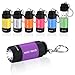 Kssvzz 7 Stück Mini LED Taschenlampe, Bunte Taschenlampe Kinder mit Schlüsselanhänger, USB-Aufladbar Taschenlampen Kleine, Mitgebsel Kindergeburtstag 6 7 8 9 10 11 12 Jahre