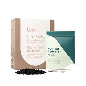 Lomi Pods & Filters Bundle | Lomi Pods Turn Your Food Scraps into Nutrient-Rich Plant Food. | Activated Charcoal Lomi Filter Refills Keep Your Kitchen Smelling Fresh and Odour-Free
