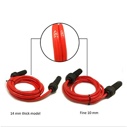 Skakanka Łożysko ciężarowe Liny Fitness Cieping Zagęszczone Aerobik Fitness Liny Pomijanie Długość Regulowany Sprzęt fitness (Color : Yellow2)