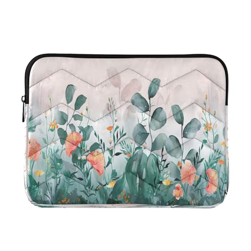 Funda para portátil 13-14 pulgadas impermeable con diseño floral