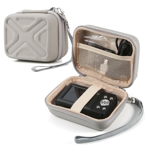 Funda para cámara digital compacta y portátil gris