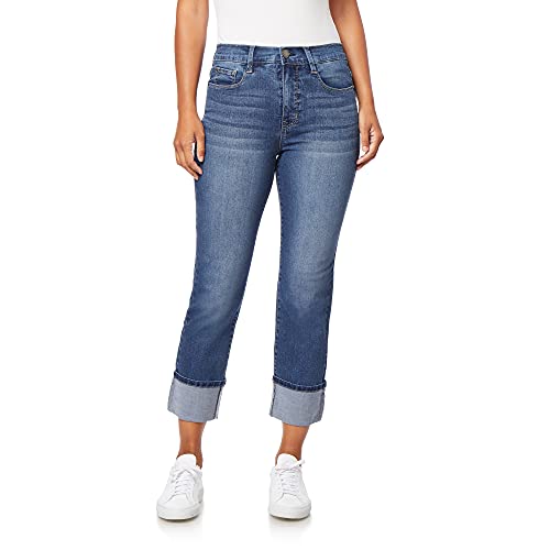Angels Forever Young Women's Signature Straight Crop Jeans, Bali, 12
