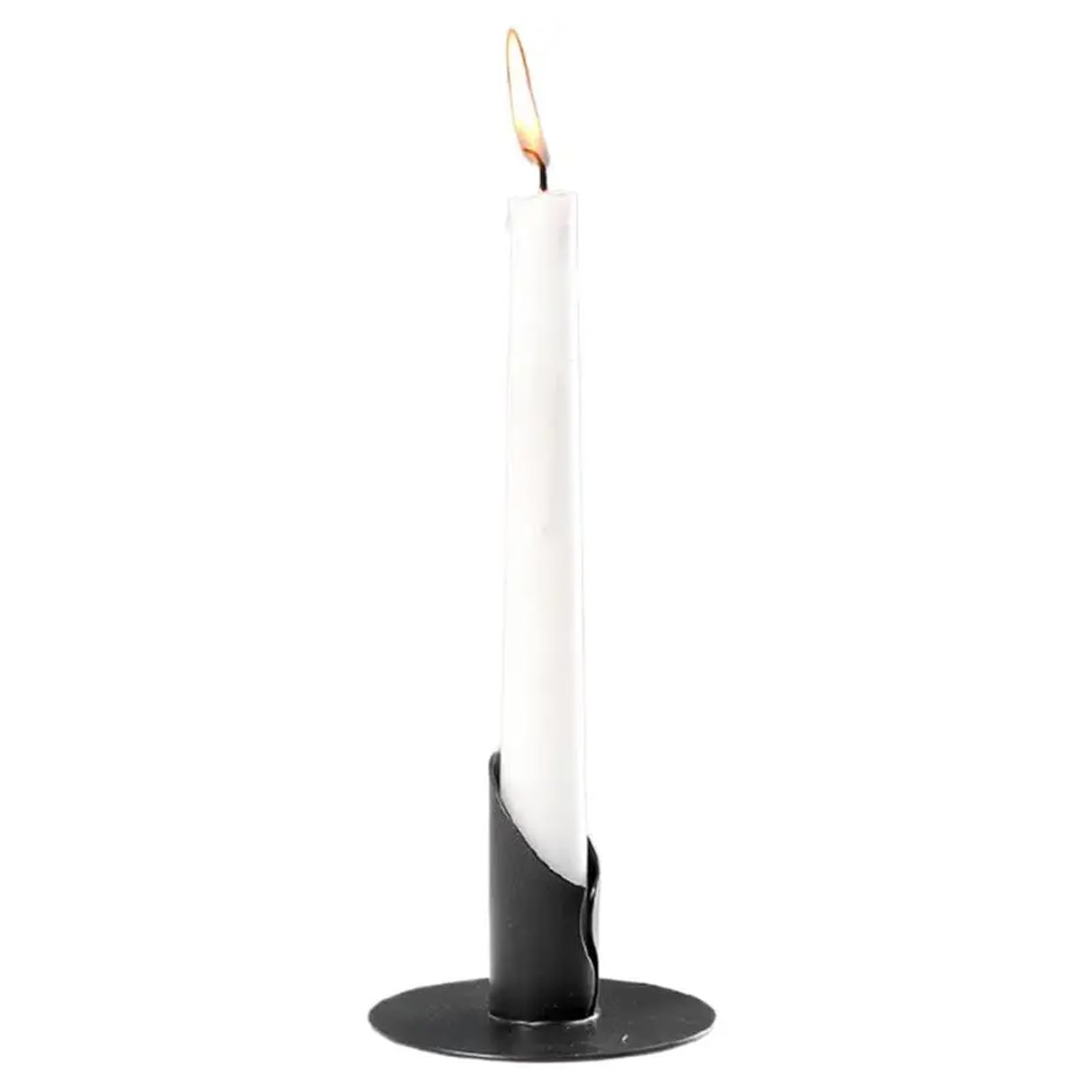 Candle sticks holder candle holders， Black Metal Iron Candlestick Holder for Wedding Candlelight Dinner Centerpiece