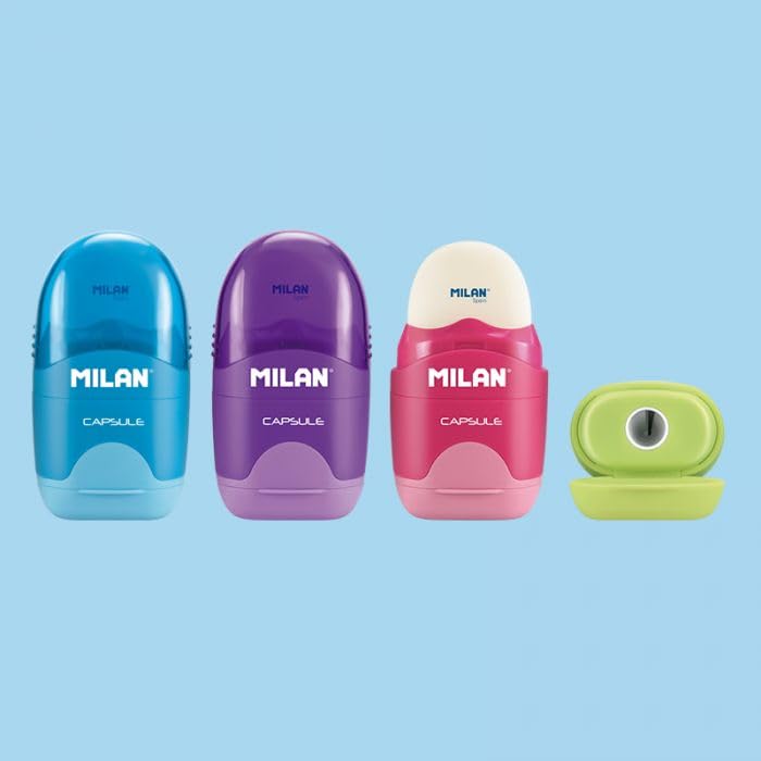 Milan Erasers with Pencil Sharpener Capsule (B0CPVLRWRG) Amazon Price History, Amazon Price Tracker