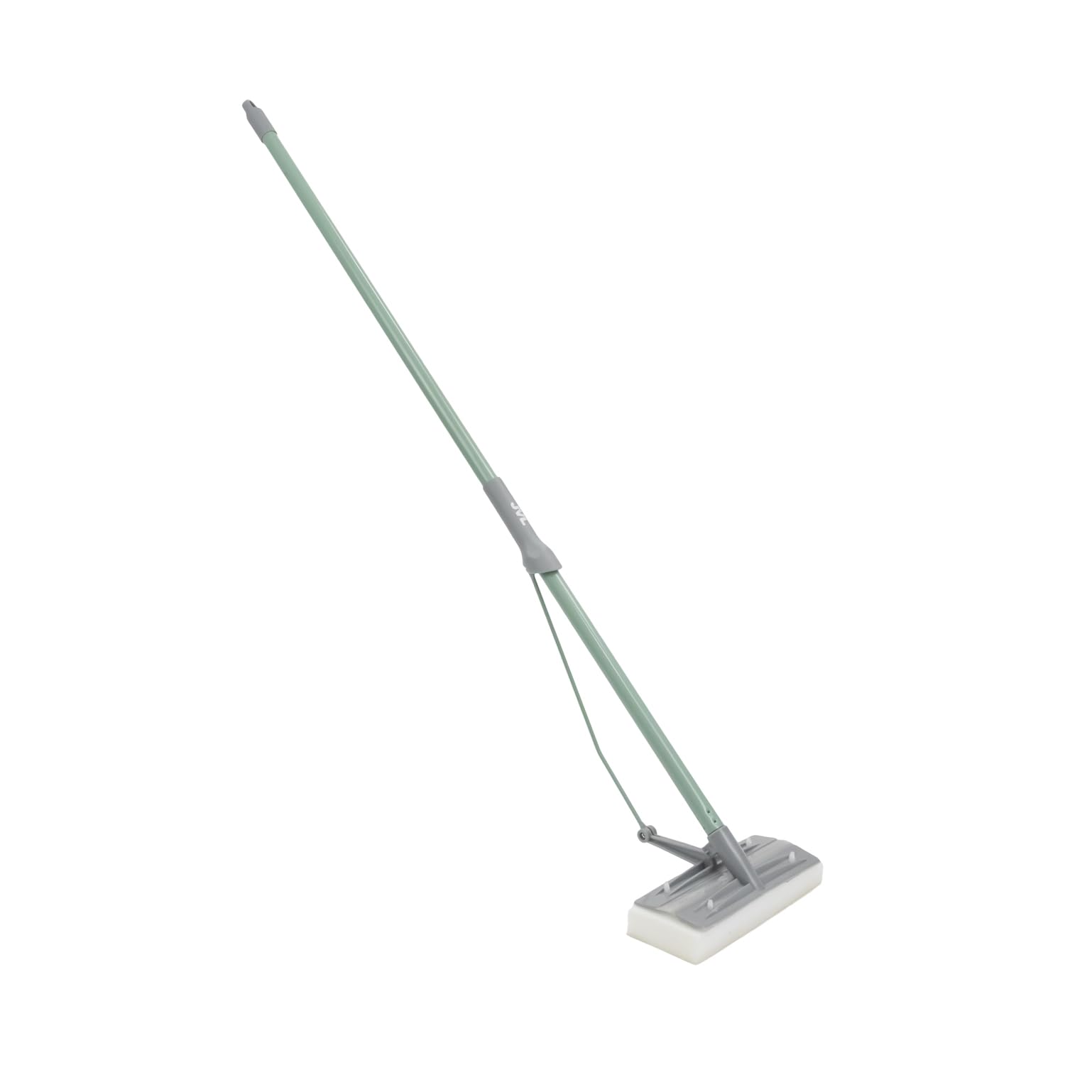 JVL Sponge Floor Mop with Absorbent Head – Green Squeeze Mop