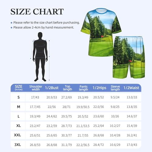 Pyjama terrain de golf homme le cadeau idéal pour l'été - 6
