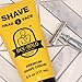 Bee Bald SHAVE Premium Shaving Cream Goes On Light & Slick That's Incredibly Smooth & Quick For Both Face And Head, 6 Fl Oz