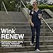 Wink Renew Women's Cargo Flare Scrub Pant - Black, S