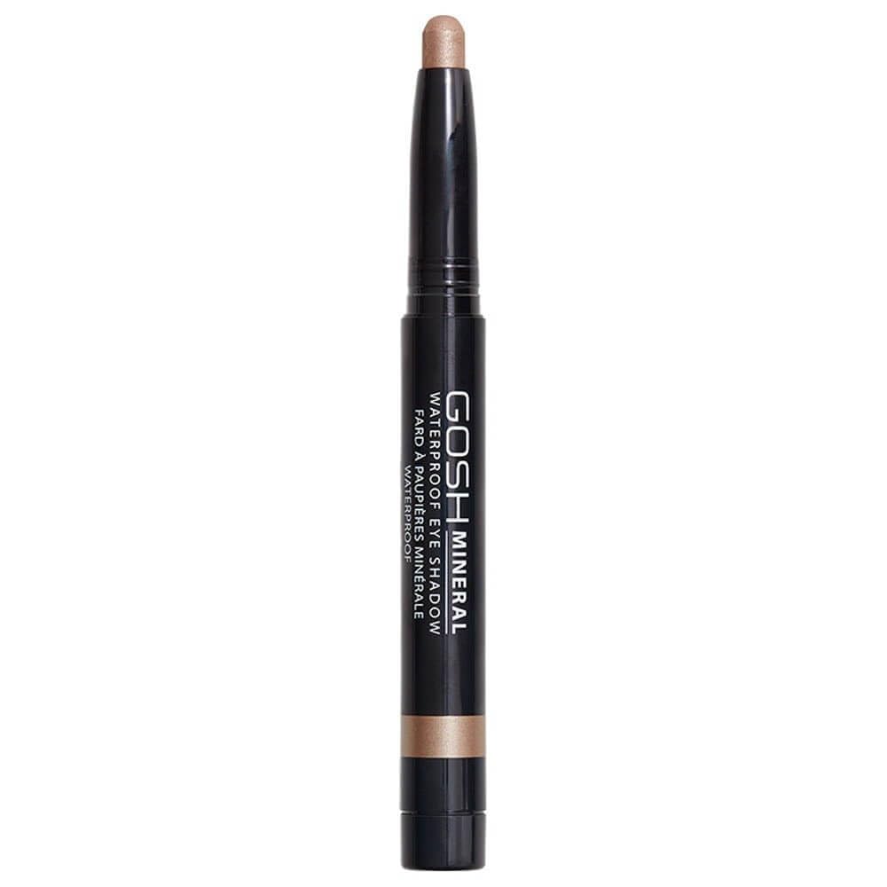 GOSH Mineral Waterproof Eye Shadow I rotating eye shadow pencil with creamy texture for easy application and intense colour result I waterproof, long-lasting and perfume free I 009 Rose