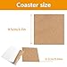 100 Pcs Cork Coasters Bulk,4