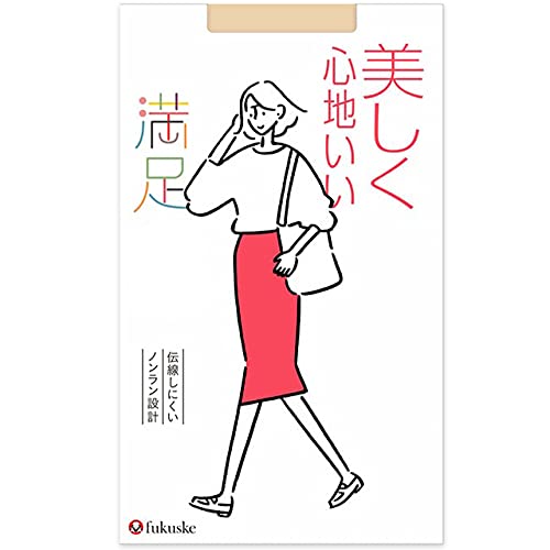 福助(FUKUSKE) 満足 《美しく心地いい》 パンティストッキング【ペールベージュ(1636)/M-L】