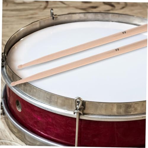 Baquetas de Madera SUPVOX 3 Pares 5A Maple Beige miniatura 4