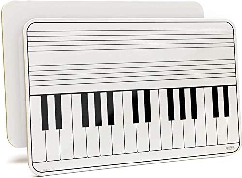 11" x 17" Music Lap Boards, No Ghosting and Made in The USA. Piano Keyboard Print, Perfect for Classrooms and Music Lessons