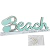 Beach Signs Wall Hanging Decor Hand made Rustic Wood Life Is Beautiful At The Beach Wall Decor For Cafe Farmhouse Bedroom Kitchen