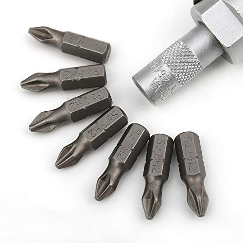 image for COMOWARE Impact Screwdriver Bit Set with Titanium Drill Bits - Quick R